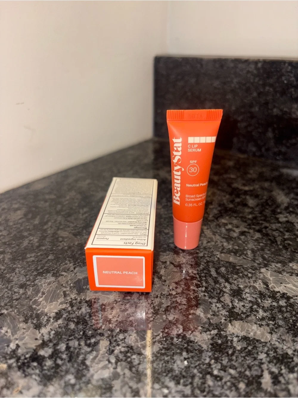 BeautyStat Vitamin C Lip Serum, SPF 30 Neutral Peach